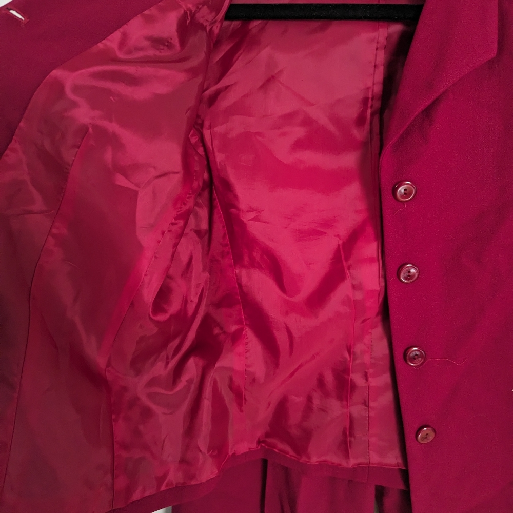 Raspberry Matching Suit Set - image 3